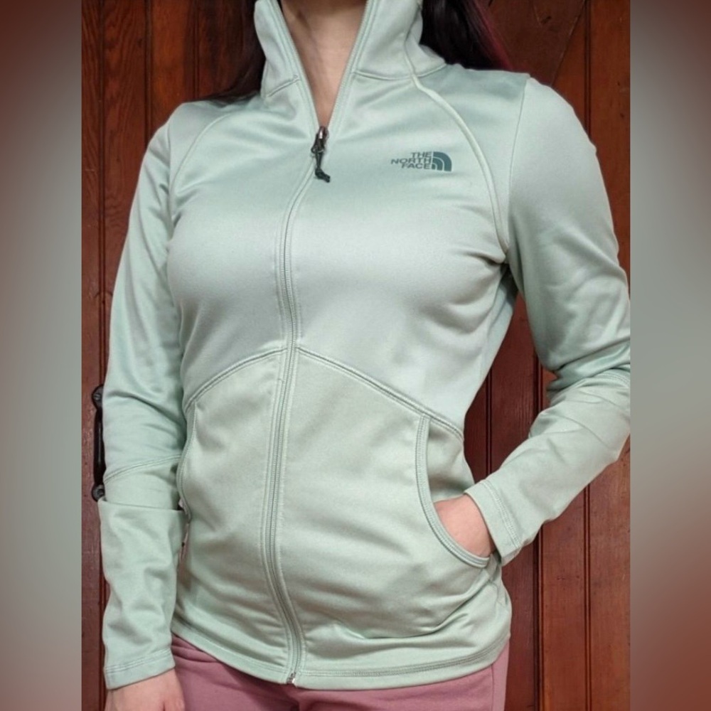 The North Face Women’s Zip Up Jacket - Light teal Green Size Large